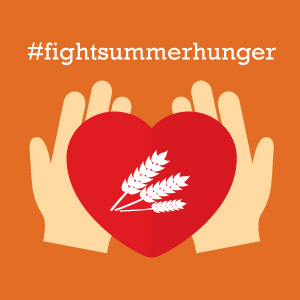 The fight summer hunger campaign logo