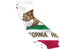 California flag map